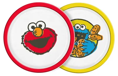 Produktbild von Teller Sesamstraße Vintage Kids 2er Set 21,5cm PP