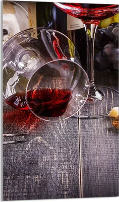 Produktbild von Herdabdeckplatte 30x52 Glaskeramikkochfeld Abdeckung Spritzschutz Glasplatte Deko Schneidebrett, Wein Holz