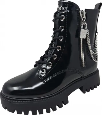 Produktbild von Guess Fiorelo Schnürstiefelette Schwarz