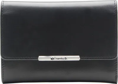 Image de Esquire Cuir porte-monnaie Helena RFID Lady Wallet Black noir