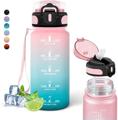 Productafbeelding van Kinderen Drinkfles 500 ml met Rietje