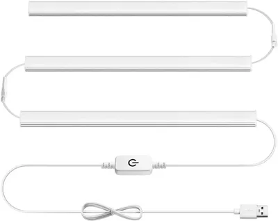 Productafbeelding van Led-onderbouwlamp 30 cm, 3 stuks met aanraakdimmer voor kastverlichting