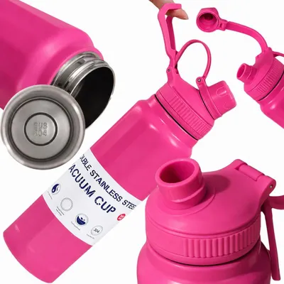Image de Verk 07388 : Bouteille isotherme avec poignée, 700 ml, rose
