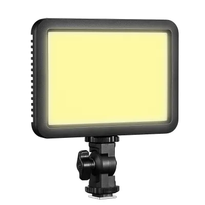 Produktbild von Godox LDP8Bi LED-Videoleuchte, Fotografie-Lichtpanel, 10 W, LED-Fuelllicht, 2800 KšC6500 K, zweifarbige Temperatur, dimmbar, 11 FX-Lichteffekte, zwei Stromversorgungsmoeglichkeiten mit Kaltschuh-Adapter fuer Vlog, Live-Streaming, Hochzeit, Lebensmittelfotografie