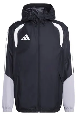 Immagine prodotto di Giacca da allenamento adidas Tiro 26, adatta a tutte le condizioni atmosferiche, taglia S, colore: nero/light onix/bianco