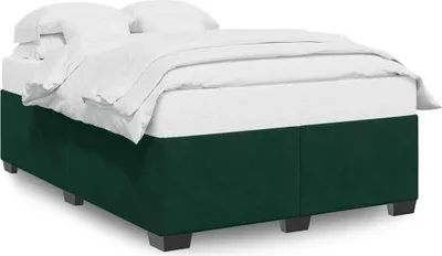 Immagine prodotto di vidaXL Struttura letto senza materasso verde scuro 140x190 cm in velluto