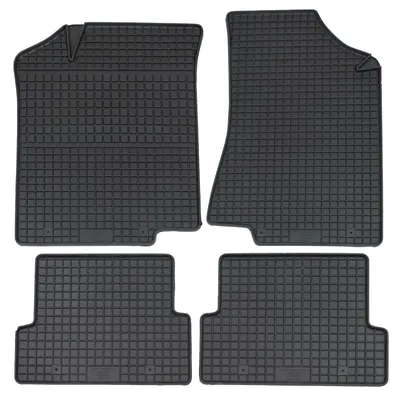 Produktbild von für VW Golf II ab 1983-1992 Passform Fußmatten PETEX Gummimatten 4-teilig schwarz Allwettermatten Gummifußmatten