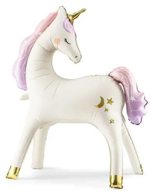 Immagine prodotto di Pallone in foil in piedi, cavallo, unicorno, 95x86 cm
