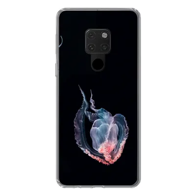 Produktbild von MuchoWow® Handyhülle Schutzhülle Hülle für Huawei P40 Lite Quallen - Meerestiere - Schwarz Silikon Softcase Handy Hülle - Handy
