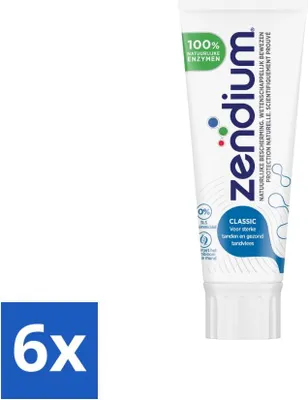 Image de Zendium dentifrice Classic 75 ml - paquet avantage - 6 pièces