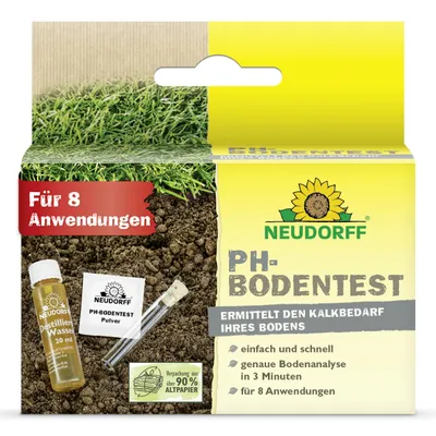 Produktbild von Neudorff pH Bodentester für 8 Anwendungen - Bodenanlyse in 3 Minuten