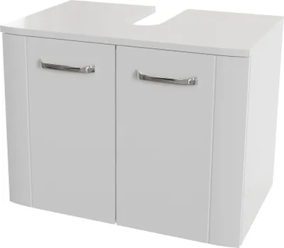 Produktbild von Pelipal Serie 3006 Waschbeckenunterschrank 3006.096017 Front Weiß Hochglanz 60 cm - LIEFERUNG OHNE WASCHBECKEN & ARMATUR