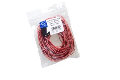 Produktbild von Gummibänder, Rot, 50 g, div. Größen, Ø 80-150 mm, in Tüte mit Eurolochung