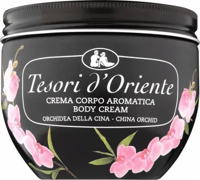Productafbeelding van Tesori d'Oriente China Orchid Body Cream, Crèmige bodylotion, Hydraterend, Voedend, 300 ml, Orchidee, 1 stuk