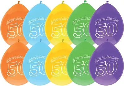 Produktbild von Luftballons Abraham 10 Stück 30 cm