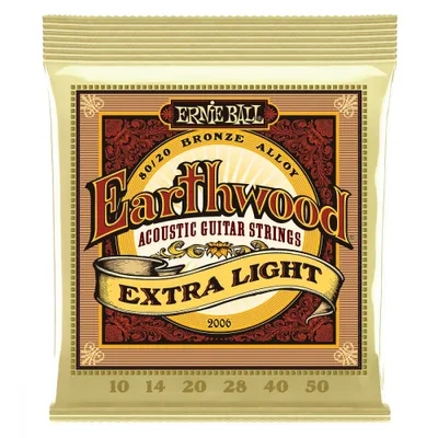 Produktbild von Ernie Ball Earthwood Extra Light Acoustic 80/20 Bronze 10-50 Saiten (2006)