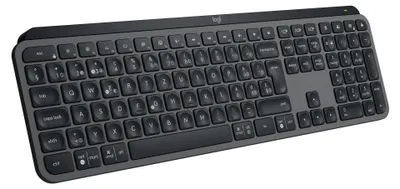 Produktbild von Logitech MX Keys S, Kabellos, Bluetooth, Scherenschalter, QWERTY, LED, Graphit