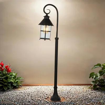 Obrázek produktu pro Venkovní lampa černá 116 cm rustikální E27 světlo na cestu zahradní