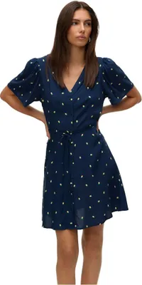 Produktbild von Vero Moda Alba Kurzes Kurzarmkleid Blau XL Frau Blau XL