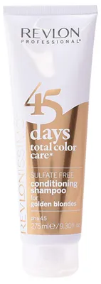 Productafbeelding van Revlon Revlonissimo 45 Dagen Totale Kleurverzorging 2-in-1 Conditionerende Shampoo voor Goudblond Haar, 275 ml