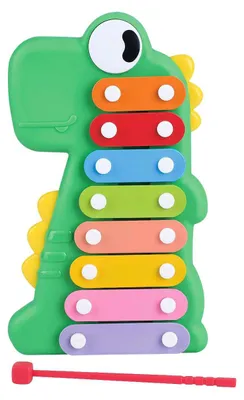 Imagen del producto de Xilófono Playgo con forma de dinosaurio