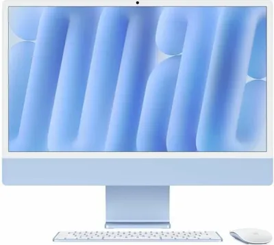 Produktbild von Apple iMac , 59,7 cm (23.5"), 4.5K Ultra HD, Apple M, 16 GB, 256 GB, macOS Sequoia