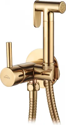 Immagine prodotto di Glamour Rubinetto bidet incasso dorato con doccetta bidet in metallo e miscelatore ceramico da 25 mm