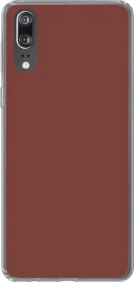 Produktbild von MuchoWow® Handyhülle Schutzhülle Hülle für Telefoonhoesje Huawei P20 Palette - Rot - Innenbereich Silikon Softcase Handy Hülle - Hardcover