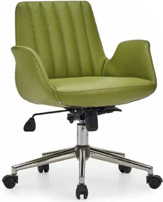 Produktbild von Bürostuhl Sessel Bürosessel Chef Arbeitsstuhl Grün Moderne Möbel Leder