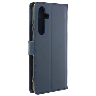 Obrázok produktu pre Avizar, puzdro pre Samsung Galaxy A55 z pravej kože s priehradkou na karty, tmavomodré