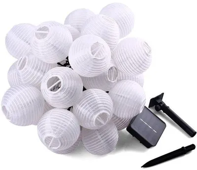 Image de Éclairage extérieur solaire à LED, 30 lampes, 6 m, 2 modes