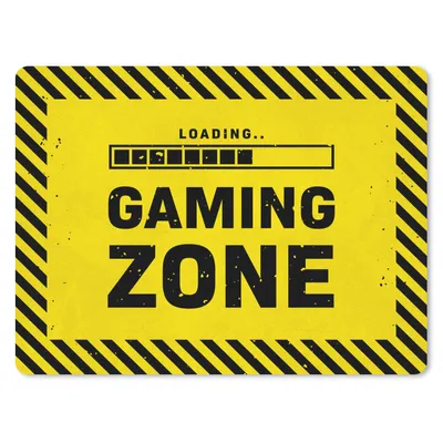 Produktbild von MuchoWow® Gaming Mauspad Mousepad Spiele - Zitate - Controller - Spielzone - Spiel 23x19 cm - Mousepads - Maus Mat - Pad - Mausunterlage - Schreibtischunterlage - Mauspad - Coole Schulsachen für Teenager