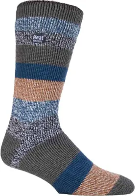 Produktbild von Heat Holders Herren Warme Thermosocken Stricken mit Fleecefutter | Winter Socken