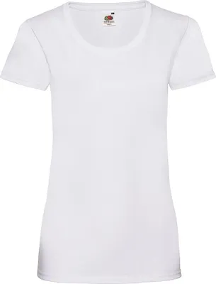 Immagine prodotto di Maglietta da donna Fruit Of The Loom bianca, taglia L