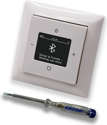Produktbild von BUSCH JÄGER DAB+ Unterputz Bluetooth Radio Set 8217U-101 Balance SI Phasenprüfer