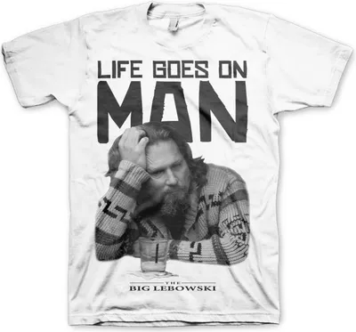 Produktbild von Life Goes On Man T-Shirt - X-Large - White
