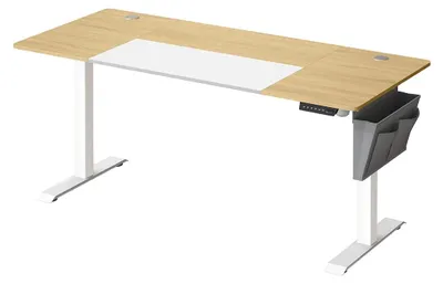 Produktbild von Elektrischer Sitz-Steh-Schreibtisch - höhenverstellbar - Spanplatten-/Stahlgestell - 70 x 160 cm