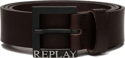 Produktbild von REPLAY Leder Gürtel Leather Belt W85 Brown Three dunkelbraun