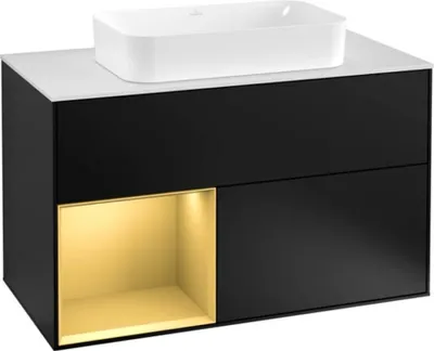 Produktbild von Villeroy & Boch V&B Waschtischunterschrank FINION 1000x603x501 Abdpl wh Reg go ma/bl ma
