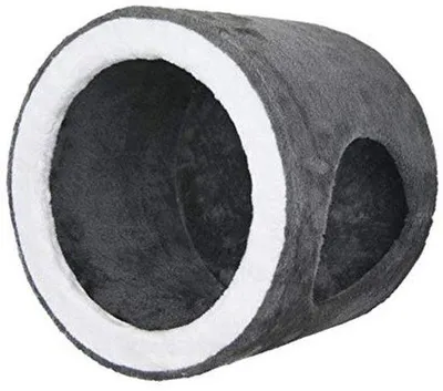 Produktbild von Wandhöhle für Katzen - Klimmwand in Grau/Weiß - Ø 34 cm x 28 cm