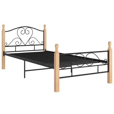 Immagine prodotto di Giroletto Nero in Metallo 90x200 cm