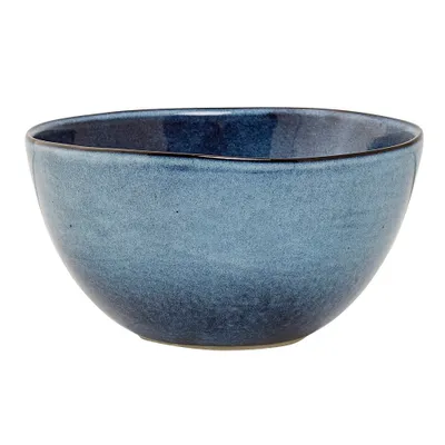 Obrázek produktu pro Bloomingville Sandrine, Miska na cereálie, Kulatý, Kameninové nádobí, Modrá, 15 cm, 80 mm