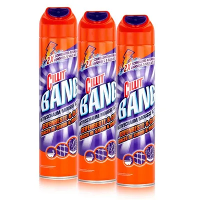 Produktbild von Cillit Bang Aktivschaum 600ml - Seifenreste & Glanz (3er Pack)