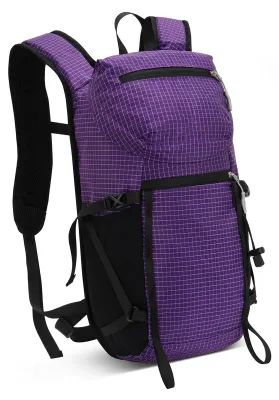 Obrázok produktu pre Turistický batoh, ľahký cestovný batoh, 25 l veľkokapacitný batoh odolný proti striekajúcej vode s bezpečnostnou píšťalkou, outdoorový športový batoh pre ženy a mužov