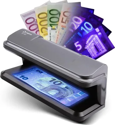 Produktbild von OLYMPIA Geldscheinprüfgerät Wasserzeichentest 2x 3W UV LED UV587