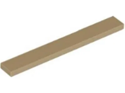 Produktbild von Lego® 1x8 Fliesen 4162 - 250 Stück Dunkles Beige