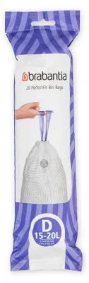 Immagine prodotto di Brabantia PerfectFit sacchetto 15 L (D) - 20 pezzi per rotolo