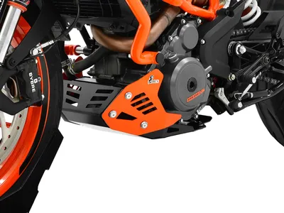 Obrázek produktu pro ZIEGER kryt motoru kompatibilní s KTM 390 Duke černý / oranžový