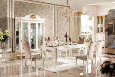 Produktbild von Königlicher Esstisch Tisch Tische Holztisch E62 Barock Rokoko Esszimmer Antik