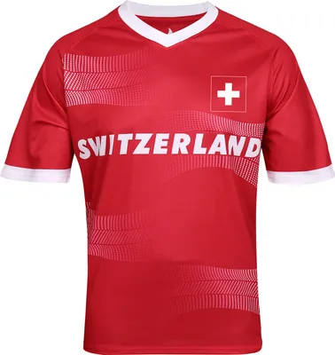 Produktbild von Antonio Schweiz Herren Fußballtrikot Gr. XL : Gr. XL Farbe vom Hersteller: Gr. XL